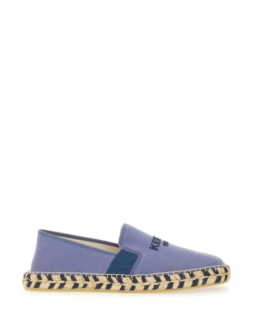 KENZO Blue Logo Espadrilles for men