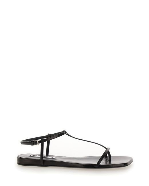Jil Sander White Cage Sandals