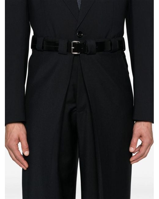 Givenchy Black Pleated Extra Large Chino Pants for men