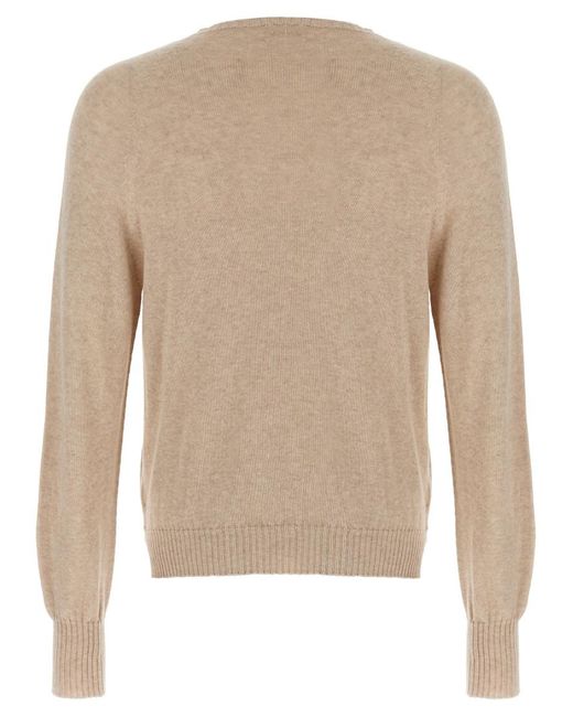 Ma'ry'ya Natural Cashmere Cotton Sweater for men