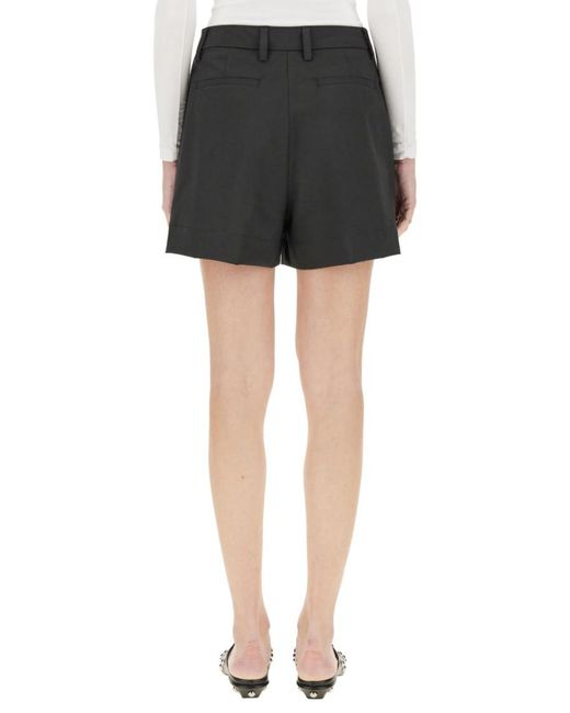 THE LATEST Black Solid Shorts