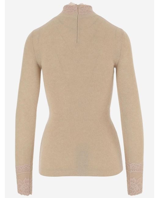 Valentino Garavani Natural Wool Sweater