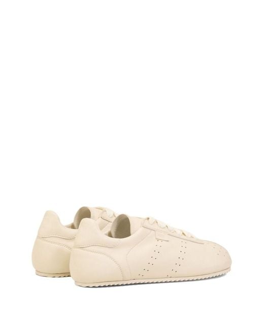 AMI Natural Leather Sneakers