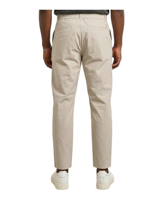 Boss Natural Regular Drawstring Pants for men