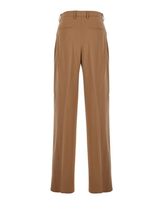 Lardini Natural Regular Pleated Pants for men
