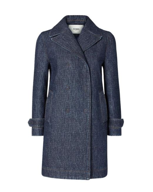 Fendi Blue Elegant Mini Dress With Unique Patterns