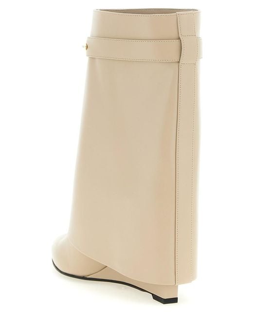 Givenchy Natural Solid Pointed Toe Boots