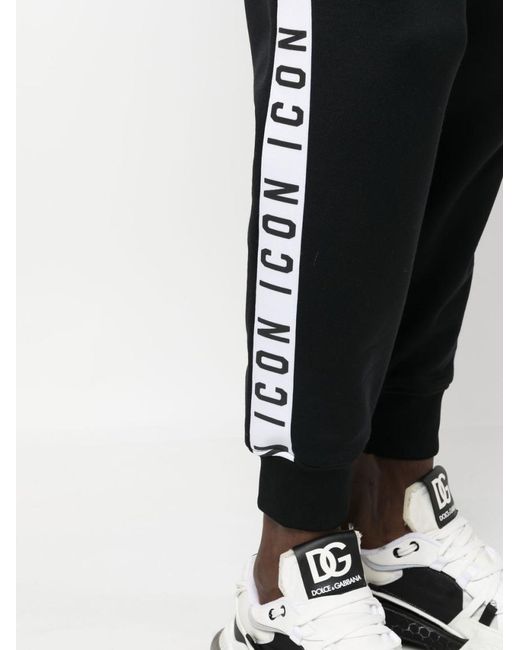 DSquared² Black Icon Joggers for men