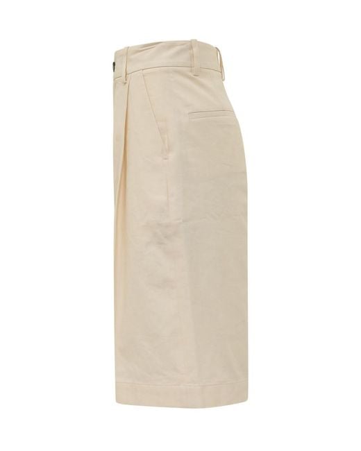 Studio Nicholson White Solid Shorts for men