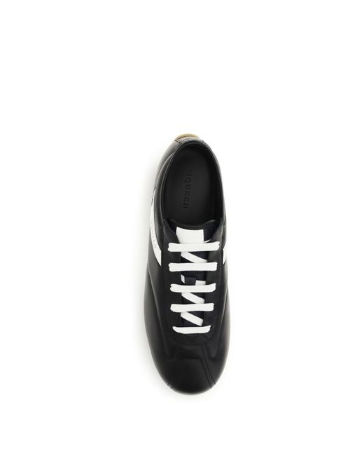 McQueen Black Logo Boxe Sneakers for men