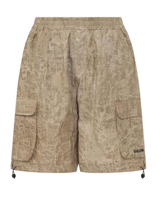 Barrow Natural Logo Shorts for men
