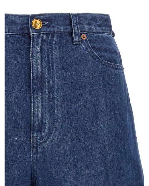 Valentino Garavani Blue Denim Shorts