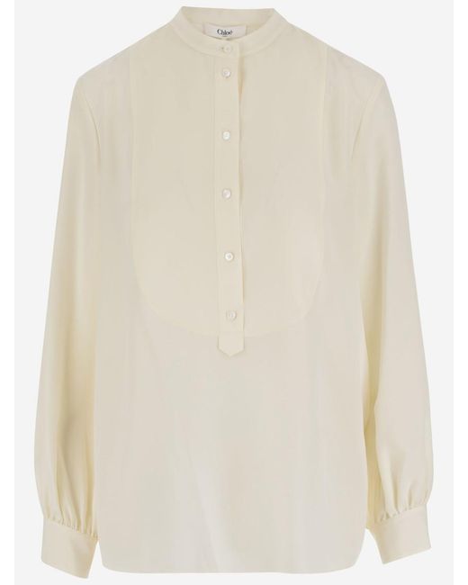 Chloé Natural Silk Top