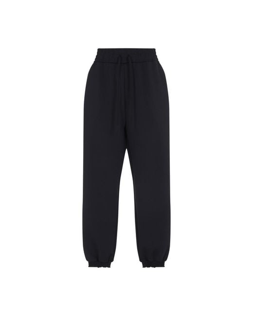 Moncler Black Elevated Polyester Active Track Pants