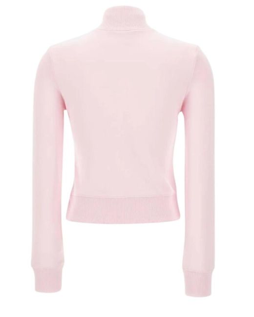 Courreges Pink Mock Collar Jacket
