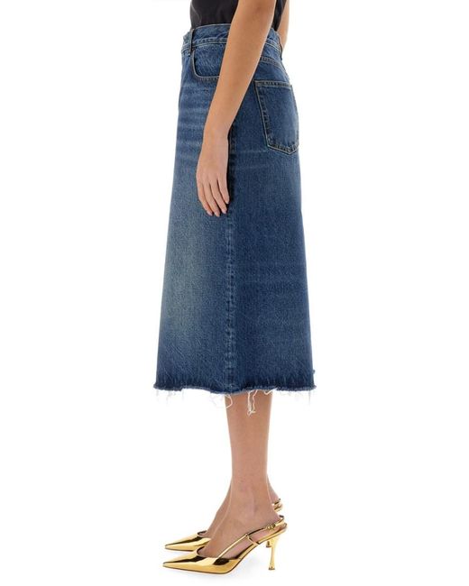 Chloé Blue Patchwork Shorts