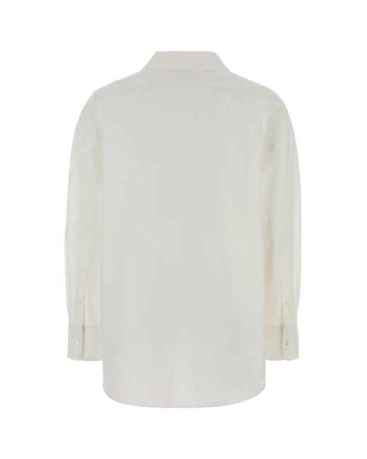 Givenchy White Regular Solid Shirt