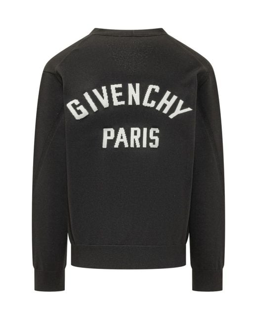 Givenchy Black V Neck Cardigans for men