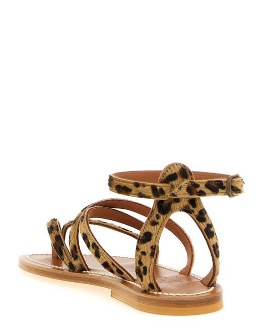 K. Jacques Brown Epicure Sandals