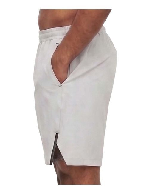 Boss Gray Solid Shorts for men
