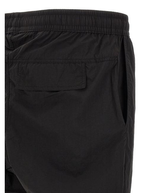 Thom Krom Black Relaxed Drawstring Pants for men