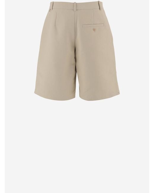 Jacquemus Natural Cotton Shorts for men