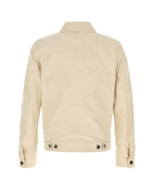 Etro Natural Shirt Collar Jacket for men