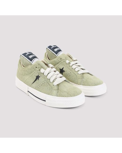 Rick Owens Green Low-Top Sneakers for men