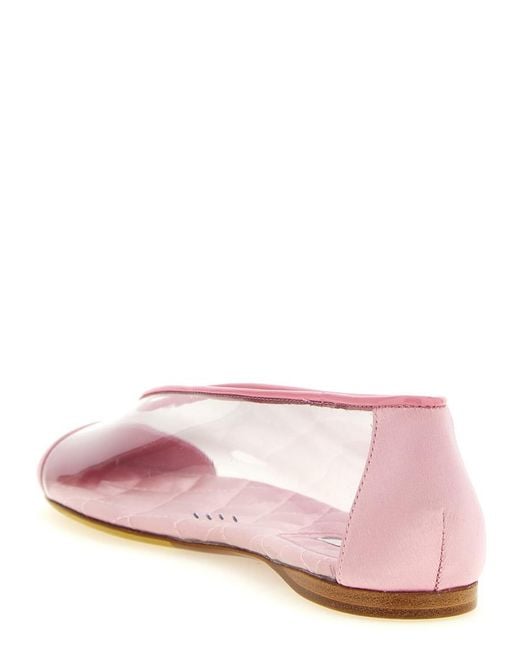 Moschino Pink Solid Flats
