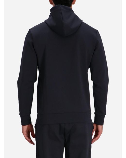 Boss Blue Logo Hoodie for men