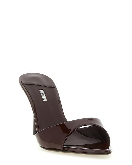 Le Silla Metallic Solid Pointed Toe Heels