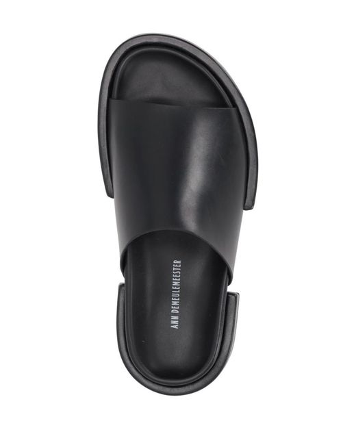 Ann Demeulemeester Black Open Toe Sandals
