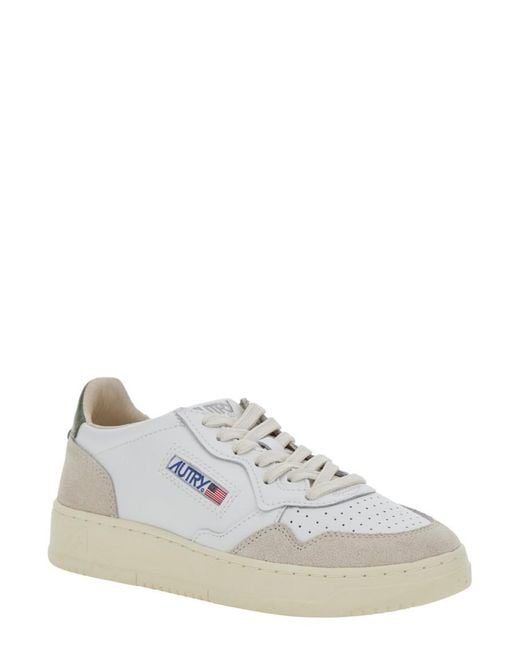 Autry White Low Top Sneakers