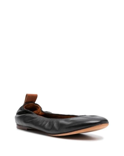 Lanvin Black Ballet Flats