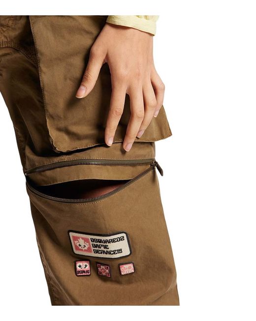DSquared² Green Relaxed Cargo