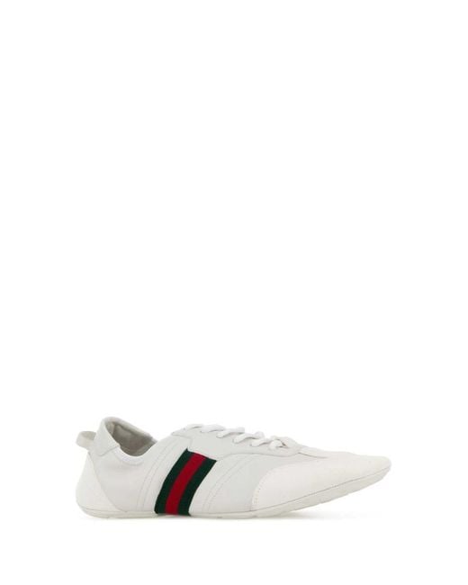 Gucci White Logo Sneakers