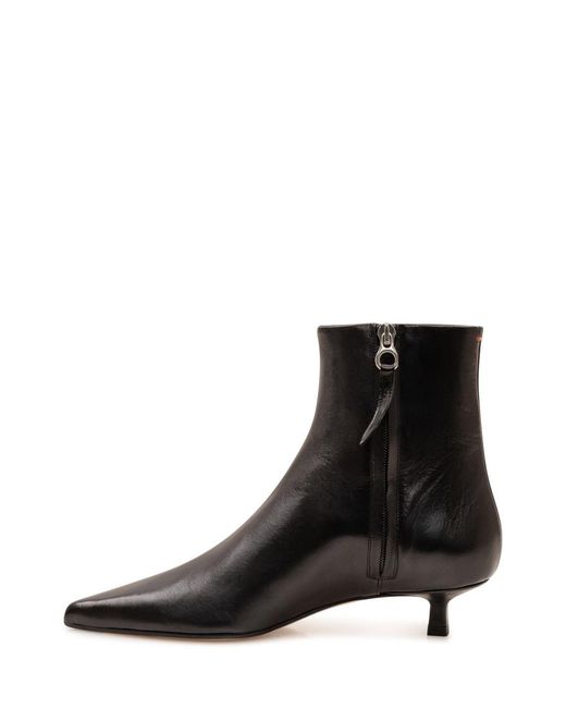 Aeyde Black Leather Sofie Boots