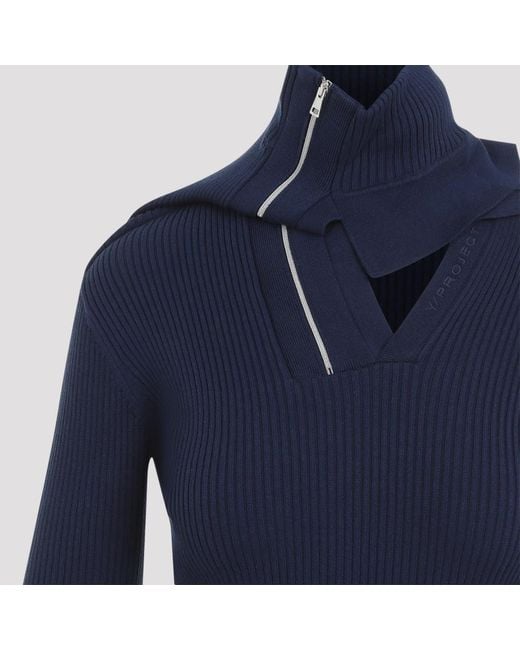 Y. Project Blue Sweater