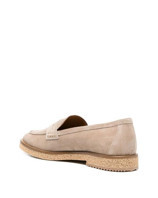 Guglielmo Rotta Natural Solid Sorex Loafers