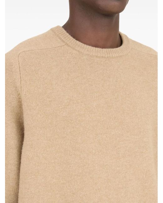 Maison Margiela Natural Crew-Neck Wool Jumper for men