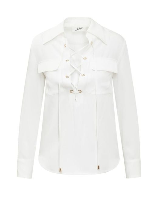 Seafarer White Regular Solid Shirt