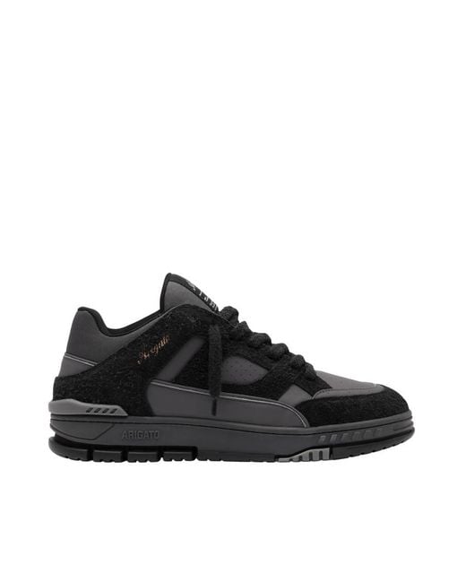 Axel Arigato Black Solid Round Toe Sneakers for men