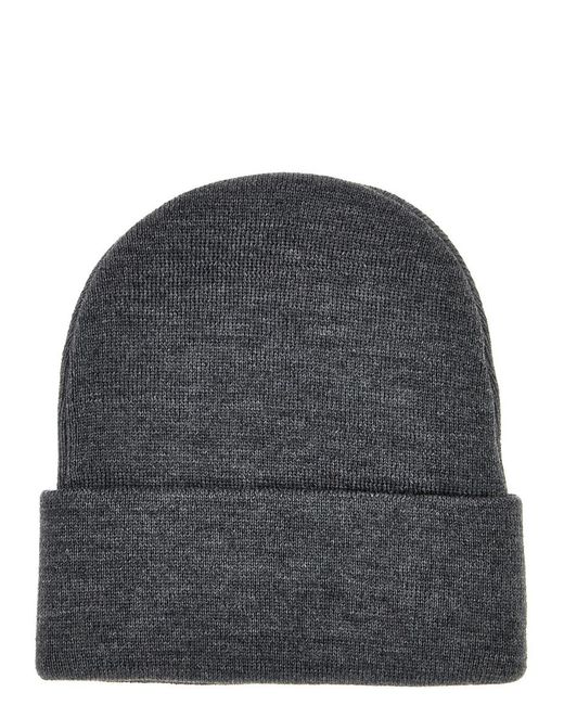 Gucci Gray Logo Wool Beanie
