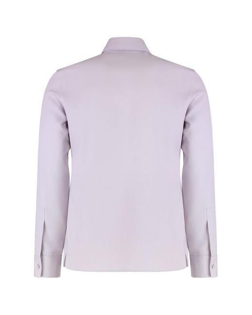 Gucci Purple Solid Shirt for men