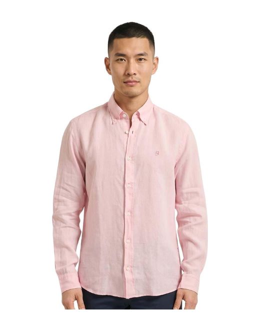 Boss Pink Logo Shirt for men