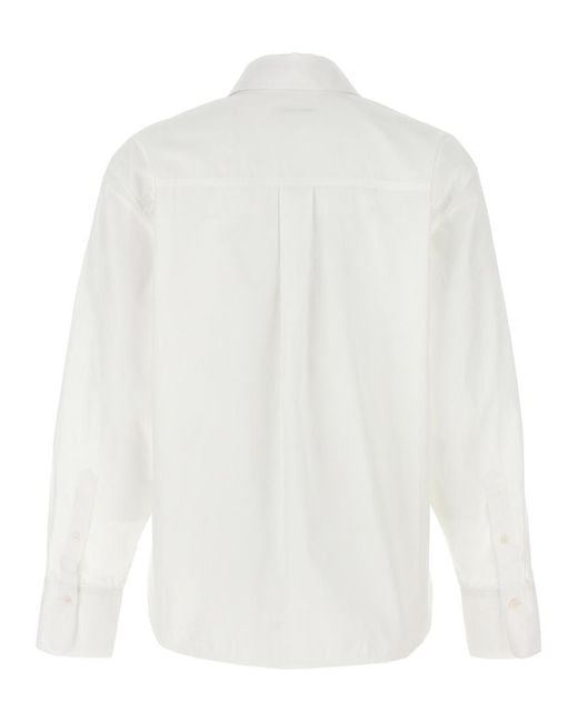 Victoria Beckham White Regular Solid Shirt