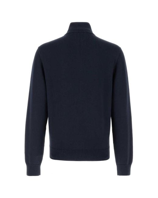 Versace Blue Solid Sweatshirt for men