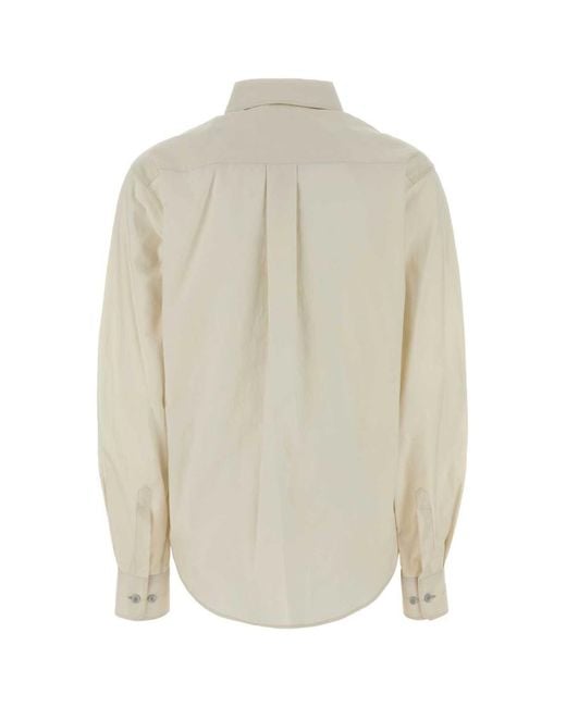 Lemaire White Regular Solid Shirt