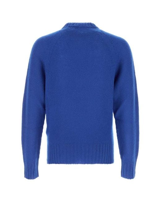 Tom Ford Blue Crew Neck Sweaters for men
