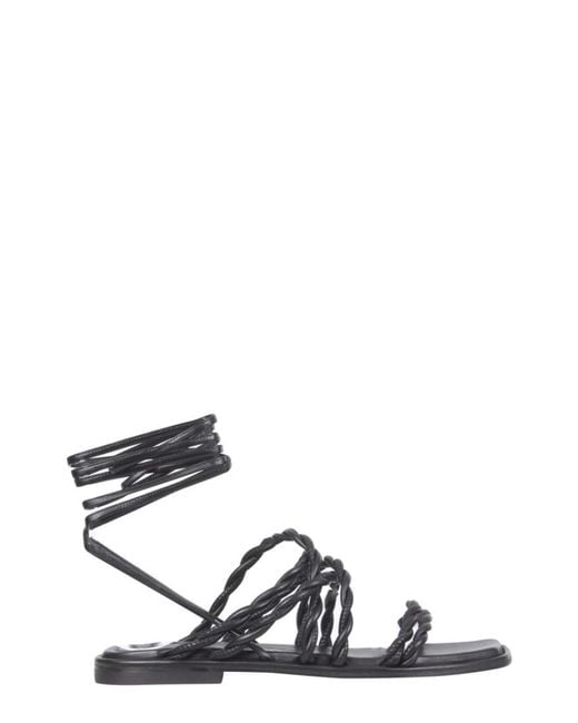 Stuart Weitzman White Open Toe Sandals